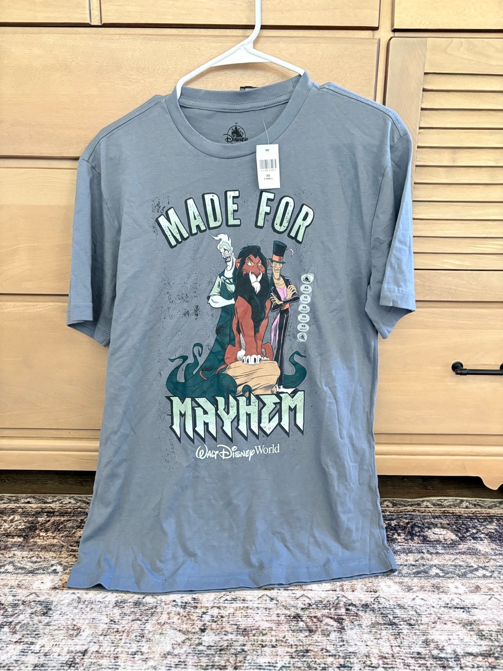 Disney Gray 'Made for Mayhem' Villains Graphic Tee